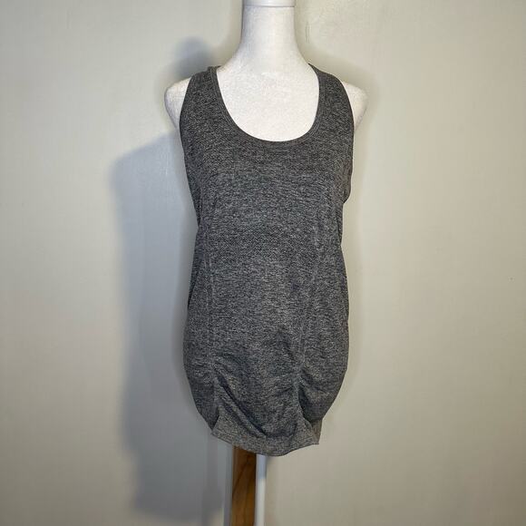 Athleta gray Fastest Track racerback tank top size L - Picture 2 of 9